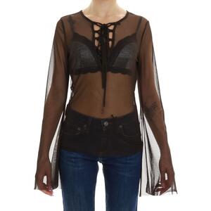 T-SHIRT VELATA MORO